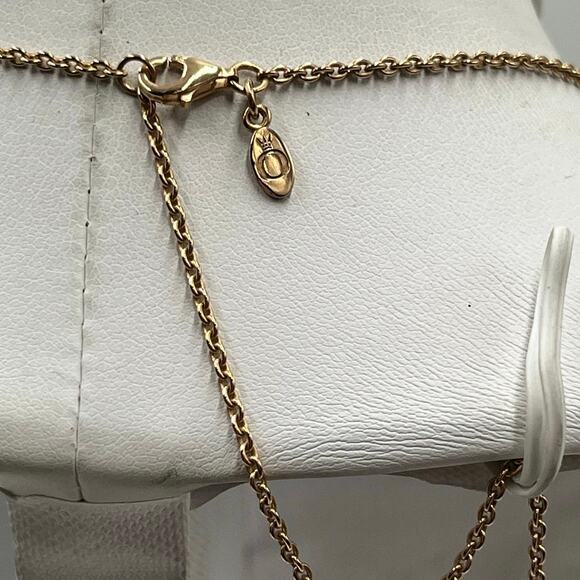 Pandora Floating Locket Rose Gold Plated Tone Long Pendant with Charms Retired - Picture 5 of 11